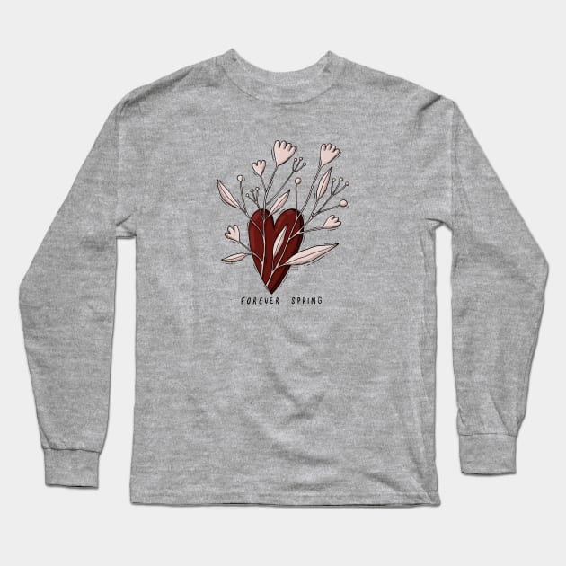 Forever Spring Long Sleeve T-Shirt by Tania Tania